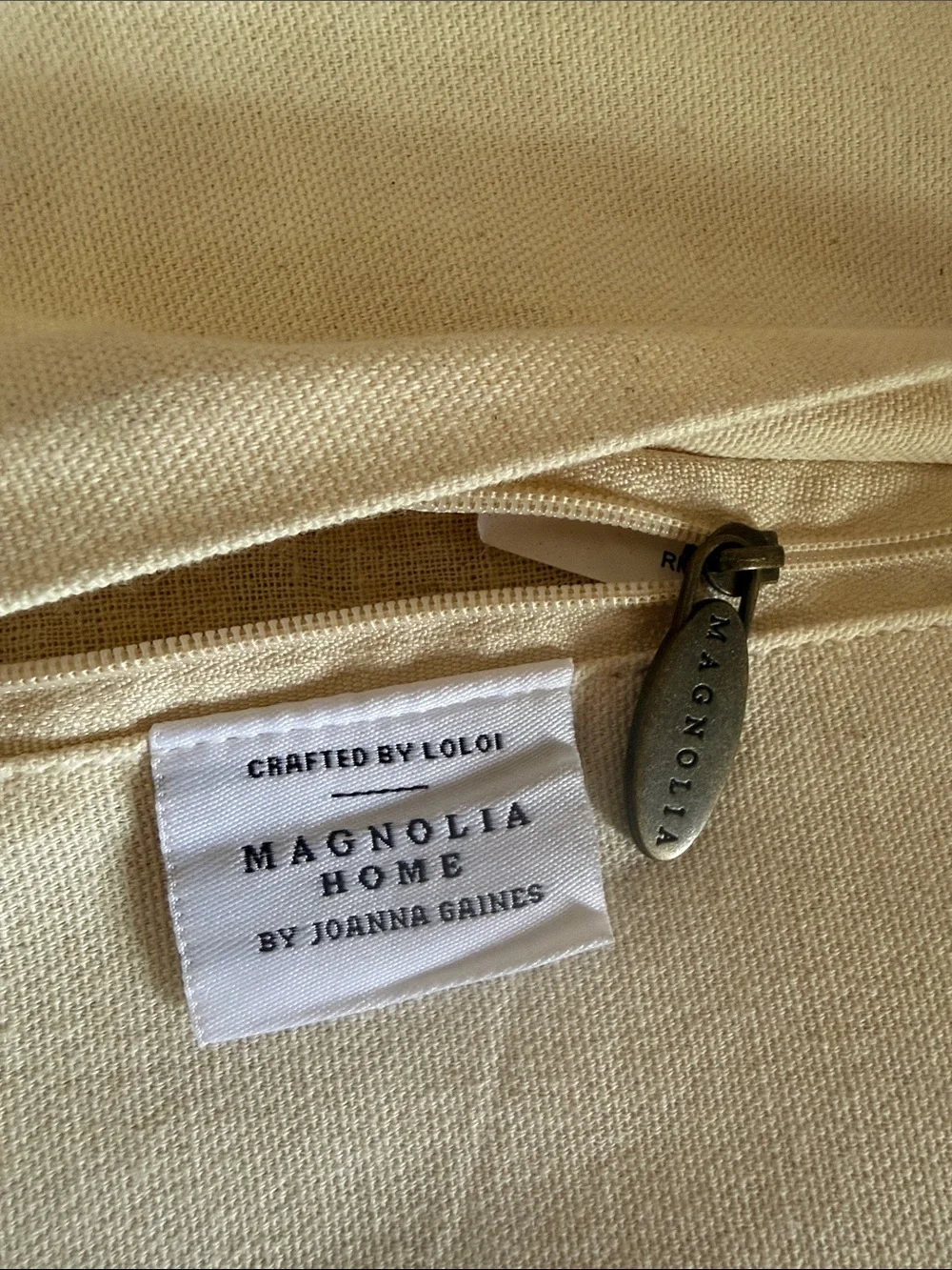 Magnolia x Loloi collection accent pillow